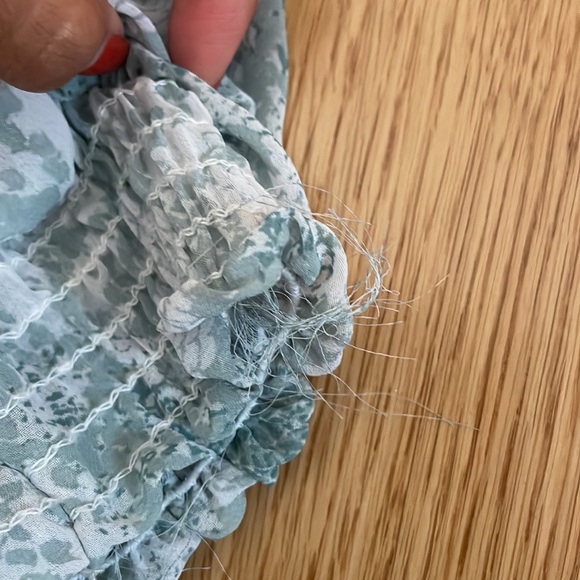 Ruby smocked snakeskin print top size small - Picture 5 of 6